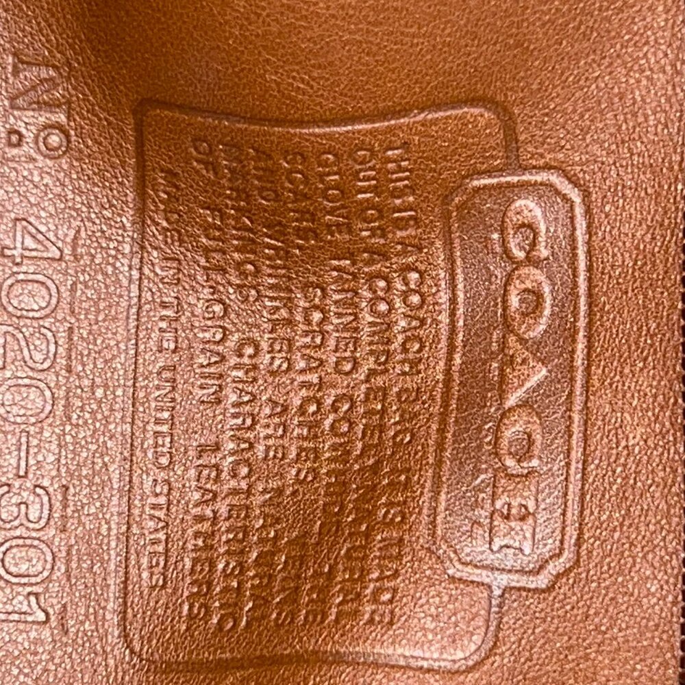 Coach Leather Backpack 90s Vintage - Picture 3 of 4